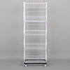 60/90CM Stackable Wire Storage Bin Rack Veg Fruit Snack Basket For Retail Shop