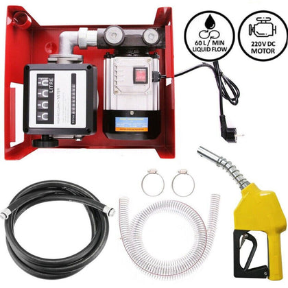 550W 220V Electric Diesel Transfer Pump Self-priming Extractor Fuel Oil 60L/min