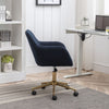 Home Office Study Desk Chair 360° Swivel Height Adjustable Computer Chair Blue