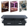 Wall Shelf Display Floating Storage Cabinet Cupboard Shelve with 2 Drawers UK