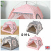 Pet Dog Cat Nest Tent House Puppy Cushion Warm Soft Sleeping Winter Fluffy Beds