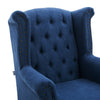 CHESTERFIELD CLASSIC BUTTONED WING BACK FIRESIDE ARMCHAIR SOFA QUEEN ANNE CHAIR