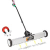 36" Magnetic Floor Sweeper Magnet Pickup Tool Metal Scrap Screw Cleaner w/Wheels
