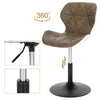 2/4/6x Bar Stools Adjustable Height Gas Lift Swivel Chairs Breakfast Pub Cafe