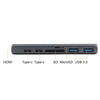 7in1 USB-C Hub Dual Adapter Multiport Reader 4K HDMI Type-C For MacBook Pro Lot