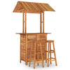3 Piece Garden Bar Set Solid Wood Acacia K7F0