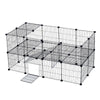 12/24/36 Panels Pet Cage Metal Playpen Dog Cat Rabbit Play Pen Wire Run Fence UK