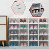20PCS Large Plastic Shoe Storage Boxes Drawer Stackable Foldable Organiser Clear