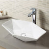 MULTI SHAPE BATHROOM CLOAKROOM COUNTERTOP CERAMIC BASIN SINK & POP UP WASTE SETS