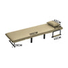 Linen Fabric Folding 2 in 1 Single Sofa Bed Chair Armchair Sleeper Guest Bedroom