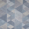 Arthouse Geometric Luxe Denim Blue Grey Heavy Vinyl Wallpaper Paste the Wall