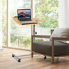 Mobile Laptop Table Adjustable Sit Stand Converter Lifting Desk Home Office Use