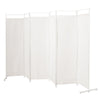 6-Panel Room Divider Folding Privacy Screen Partition Protective Wall Divider