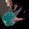 6inch Steel Tongue Drum C-Key Hand Pan Drum Mind Yoga Meditation Blue SNA