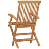 Folding Garden Chairs Foldable Chairs Dining Chairs Solid Wood Teak vidaXL