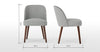 Set of 2 Swinton Dining Chairs, Mountain Grey