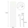 Large Over Door Mirror Bedroom Full Length Floor Mirror Bathroom Glass 118x28cm