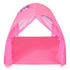 Kids Bed Tunnel Tent Portable Pop Up Playhouse with Double Mesh Curtain and Bag