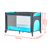 Portable Baby Travel Cot Crib Foldable Infant Playpen Bassinet with Mattress
