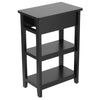 Wooden Bedroom Bedside Cabinet Shelf Nightstand Side Table Unit Home Furnitures