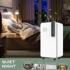 16L Portable Quiet Dehumidifier for Home, Electric Air De-Humidifier w/4 Wheels