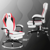 Gaming Chair Ergonomic Gamer Chair Computer Office Chair Adjustable Foot Rest