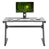 120cm Gaming Table Z Shape Stable Home Computer Desk For Gaming Monitor Keyboard