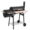 Portable Barbecue BBQ Outdoor Garden Charcoal Smoker Grill Garden Barrel Drum UK