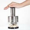 Manual Hand Press Garlic Onion Vegetable Food Chopper Cutter Processor Dicer uk