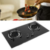 Portable Liquefied Gas Stove 2 Burner Indoor Cooker Caravan Double Cooktop Hob