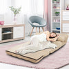 3 IN 1 Folding Lazy Sofa Bed Floor Sleeper Seat 6-Position Adjustable 2 Pillows