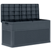 Garden Storage Box Waterproof Garden Storage Bench Box 320 L 3 Colors Patio