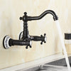 kitchen Taps Vintage Style mixer oil rubbed bronze finish double handle New SP