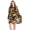 Hoodie Blanket Reversible Oversized Ultra Plush Sherpa Giant Hooded Sweatshirt