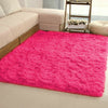 Fluffy Rugs Anti-Skid Shaggy Area Rug Dining Room Carpet Floor Mat Home Bedroom