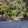 Wedding Circle Backdrop Arch Flowers Balloons Stand Moon Gate Outdoor Indoor Dec