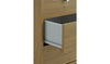 Malibu 3 Drawer Bedside Table - Oak Effect