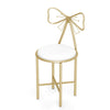 Vanity Stool Chair Gold Glam Dressing Room Make-up Padded Stool Bedroom Bathroom