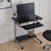 PC Computer Desk Writing Study Table Office Home Workstation on Wheels Furniture