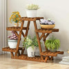 Anti-mould Wood Flower Rack Plant Stand Home Corner Bonsai Display Shelf Garden