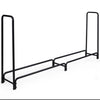 8FT Firewood Log Rack Heavy-Duty Tubular Steel Wood Storage Holder Non-slip Pads
