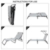 Portable Folding Bed Outdoor Military Camping Travel Cot Sleeping Hiking Carry