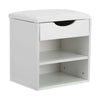Wooden Ottoman Shoes Storage Bench Shoe Cabinet Padded Seat Storage Rack Stand