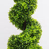 3/4ft Artificial Boxwood Tower Tree Topiary Spiral Twist Plants Outdoor Indoor