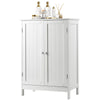 Bathroom Cabinet Tall Floor Storage Cabinet Freestanding w/Open Shelve Cupboard