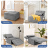 Foldable Sofa Bed 4-In-1 Convertible Sleeper Sofa Chair Adjustable Sofa Recliner