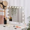 Hollywood Cosmetic Mirror LED Light MakeUp Vanity Shaving Bath Round/Rectangular