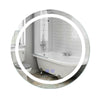Energy-saving Round LED Bathroom Mirror with Intelligent Touch Sensor / Demister