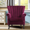 Velvet Living Room Tub Chairs Armchair Sofa Shell Back Studded Bedroom Furniture