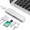 7in1 USB-C Hub Dual Adapter Multiport Reader 4K HDMI Type-C For MacBook Pro Lot